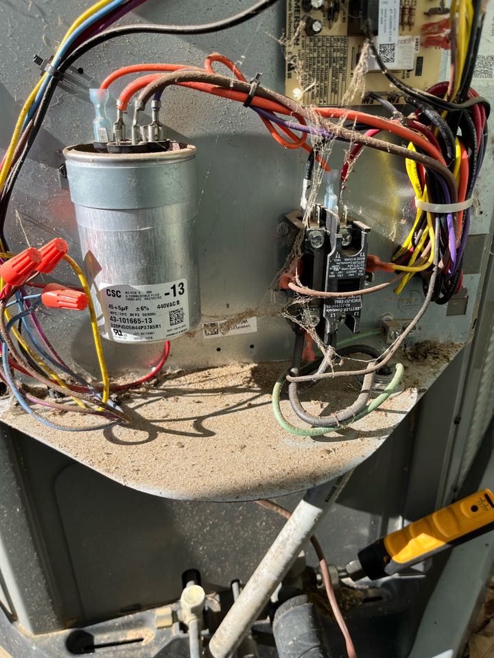 Duncan and Rheem heat pump preventative heating maintenance on 2 systems 