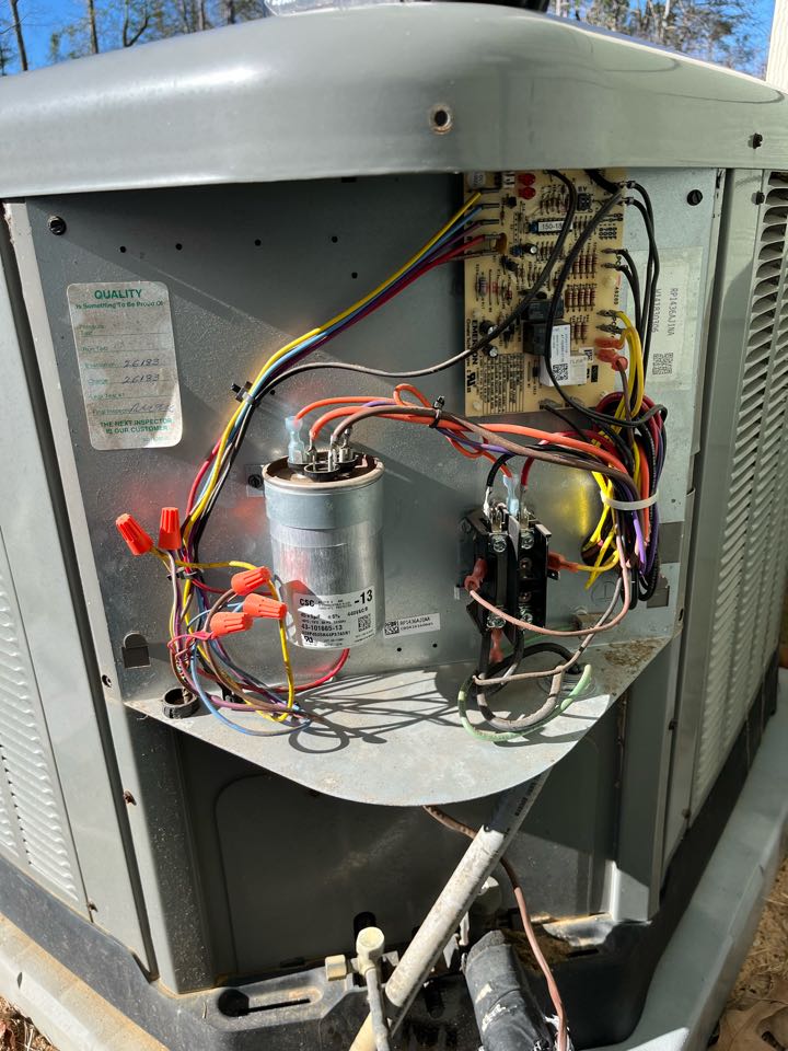 Duncan and Rheem heat pump preventative heating maintenance on 2 systems 