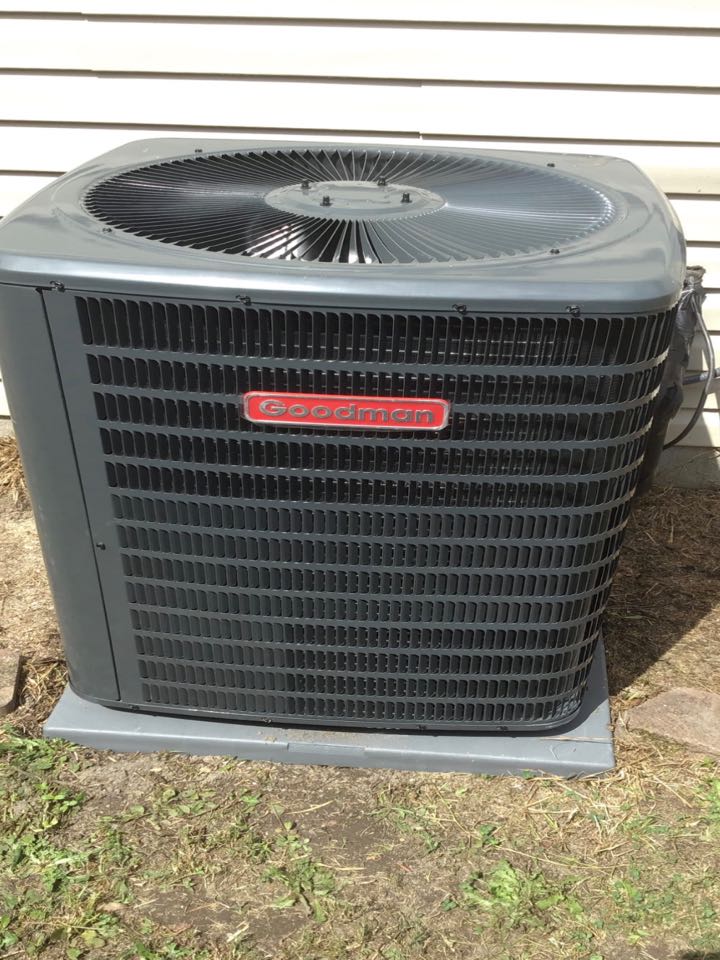 Goodman air handler and heat pump. Heat maintenance. 