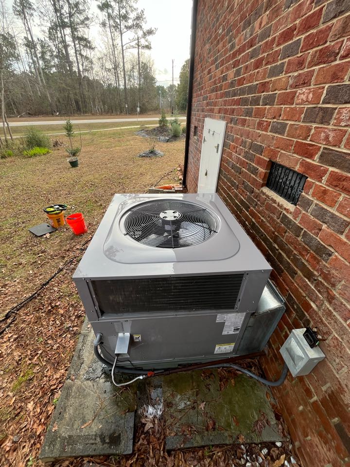 Payne gas package unit heating safety inspection and air conditioning maintenance and cleaning. 