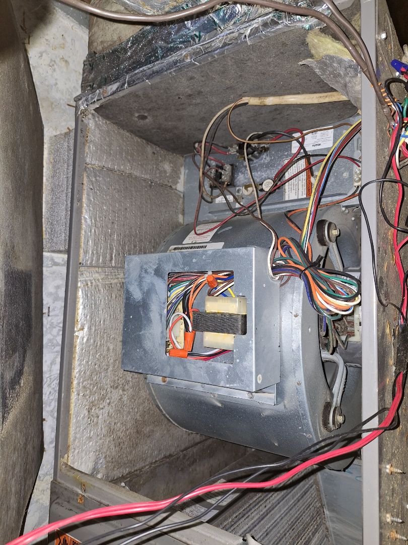 rheem heat pump and Goodman gas furnace package unit maintenance