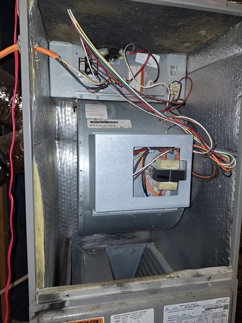 three rheem heat pumps