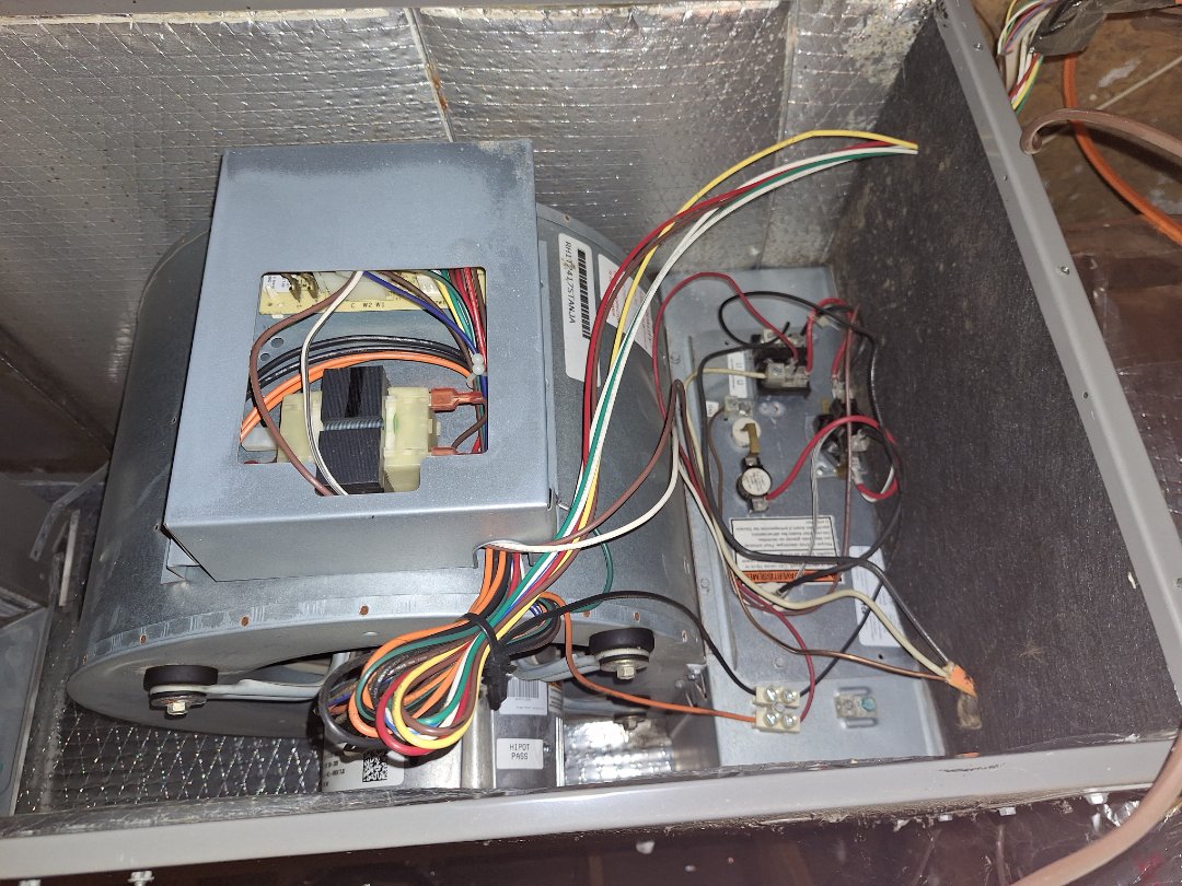 three rheem heat pumps