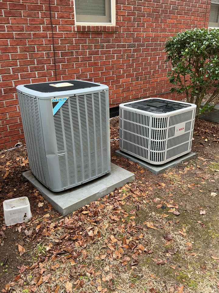 Goodman and Bosch ac maintenance 