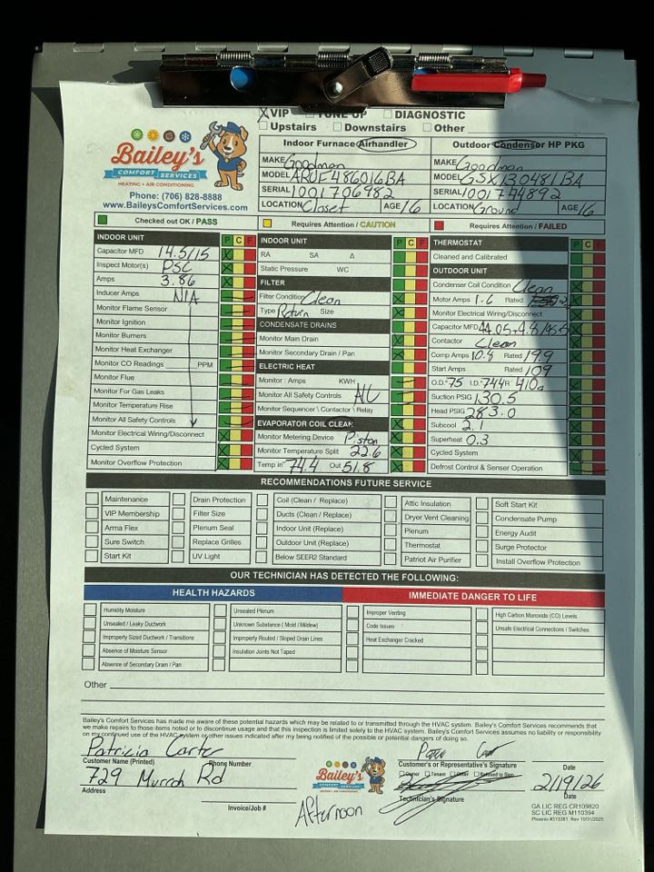 Goodman ac maintenance 