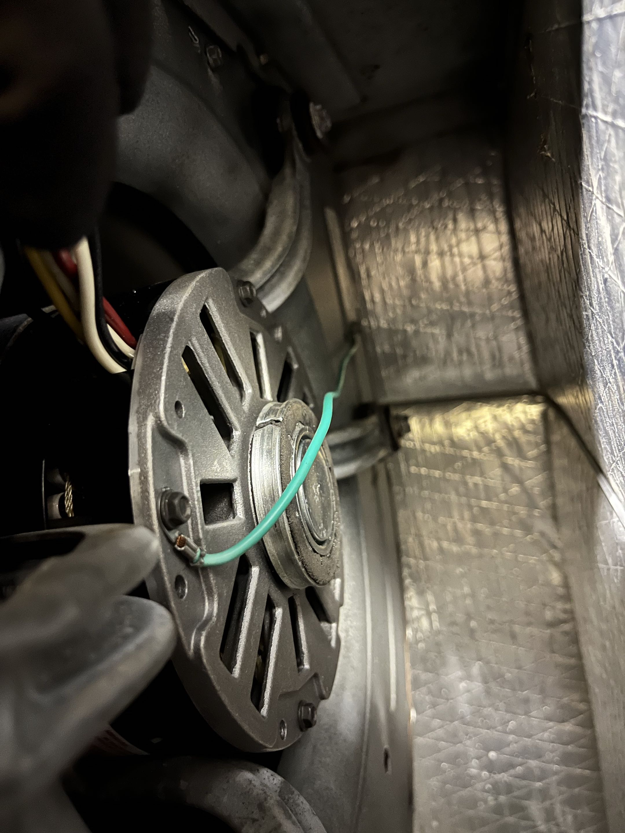 Lennox heat pump system air conditioning diagnostic and blower motor replacement. 