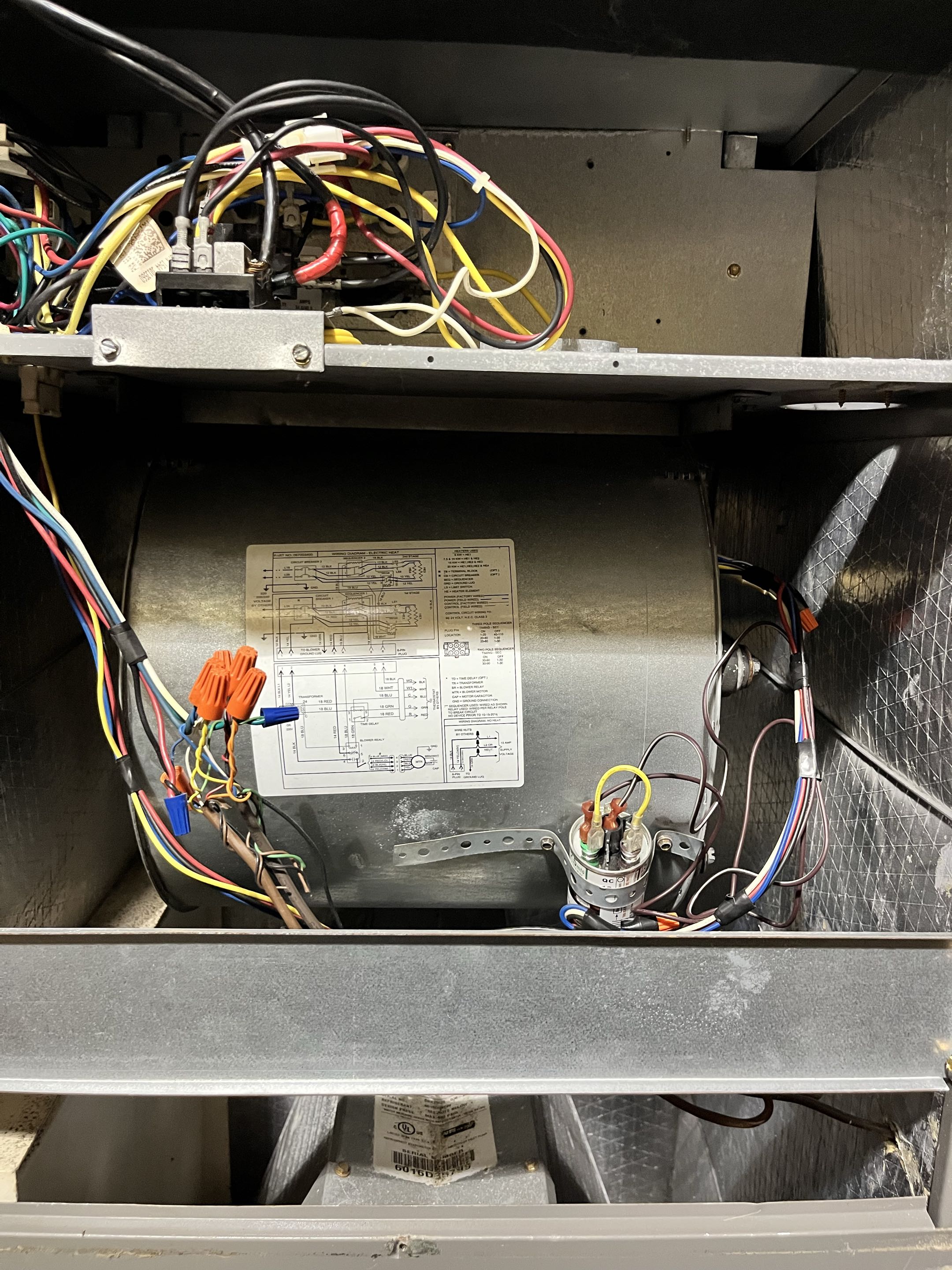 Lennox heat pump system air conditioning diagnostic and blower motor replacement. 