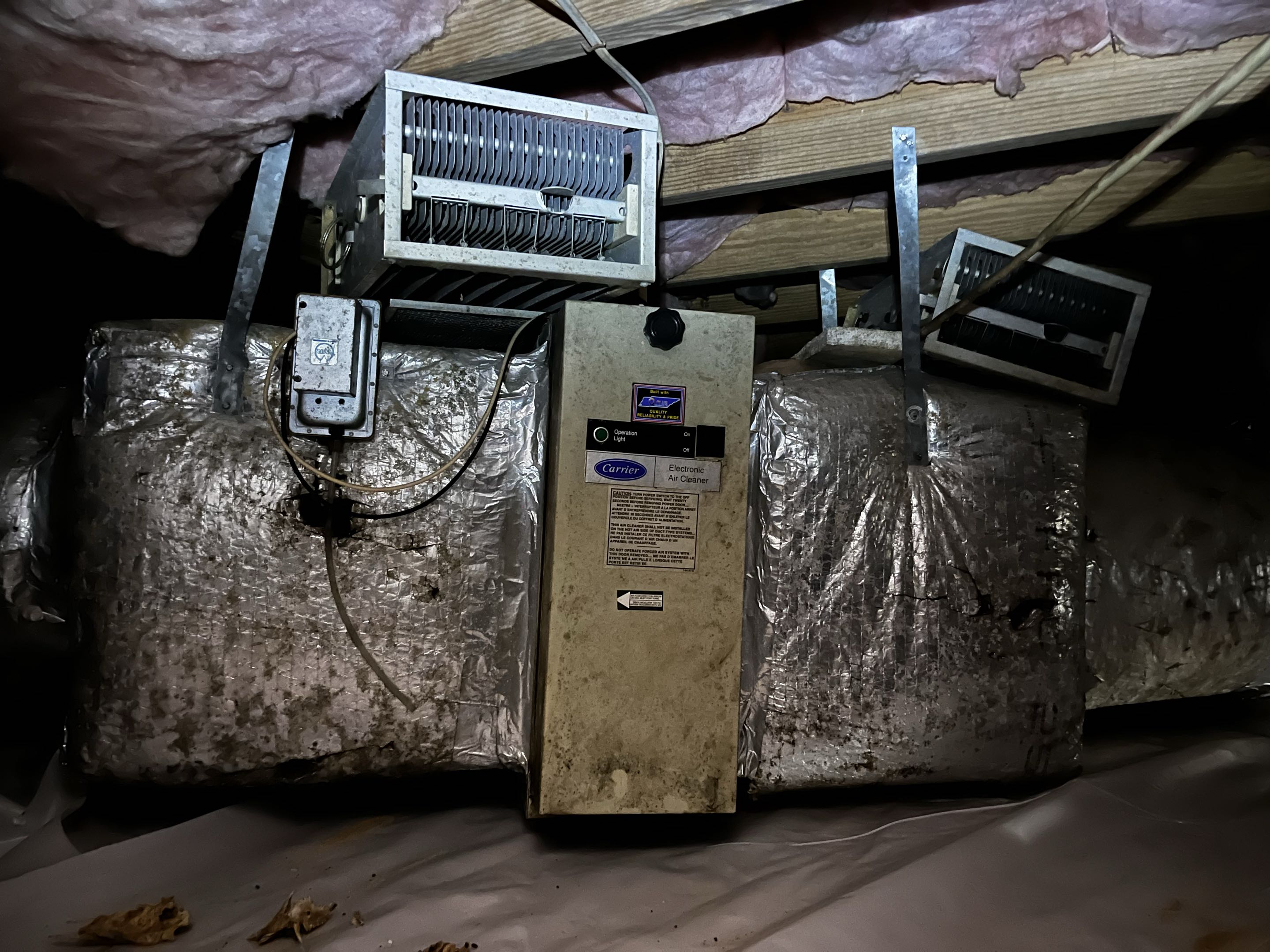 Rheem gas package unit causing mildew smell in home. Repair options with improving the indoor air quality. 