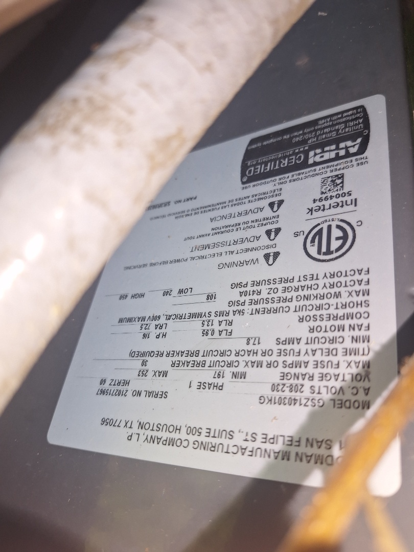 Goodman ac maintenance 