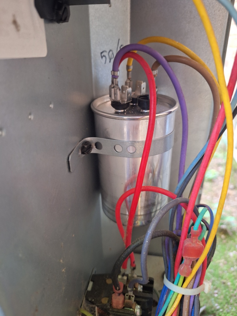 amana no cool capacitor install