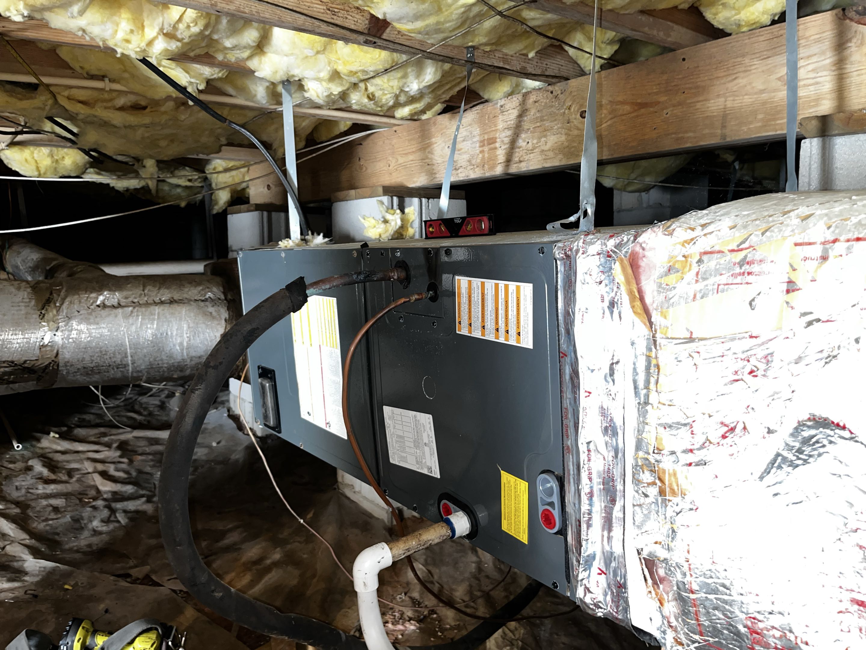 Goodman and Run Tru heat pump diagnostic and repair options on an improperly installed unit. 