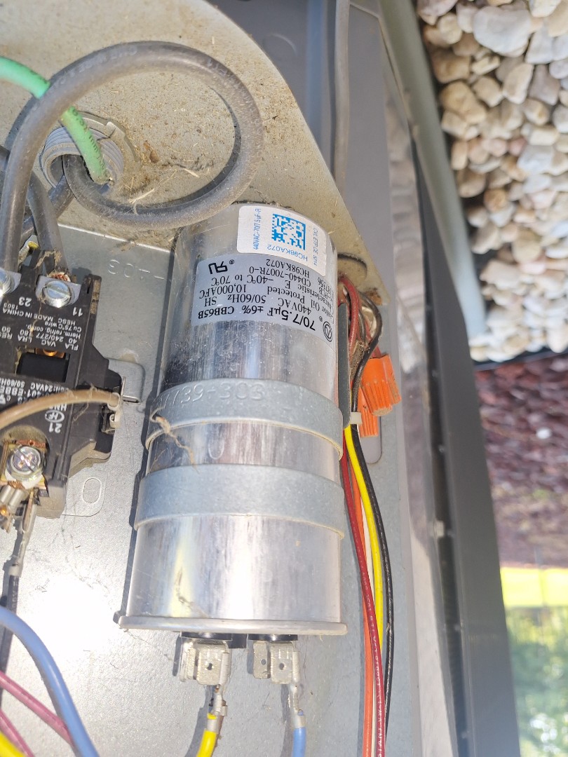 tempstar ac breakdown and capacitor repair in Hephzibah 