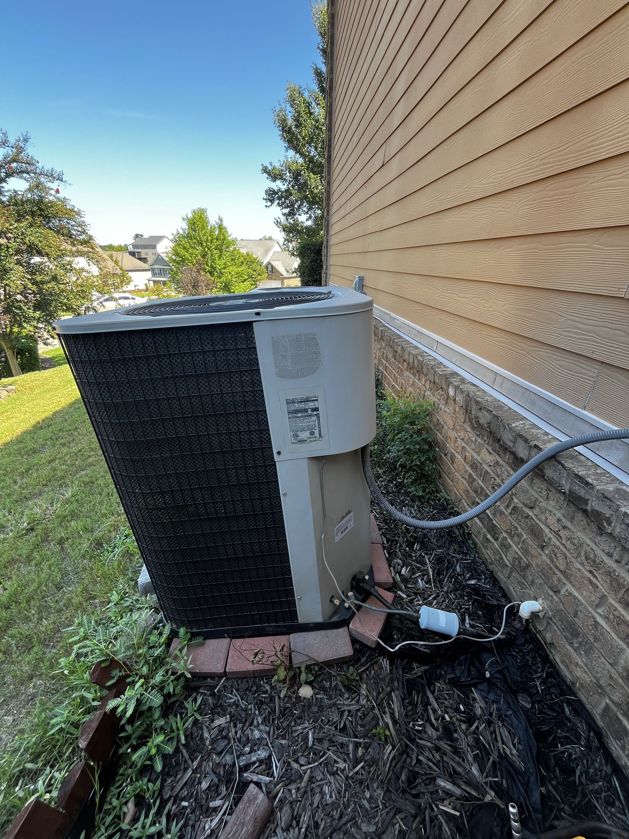 Nordyne heat pump split air conditioning system diagnostic with repair options. 