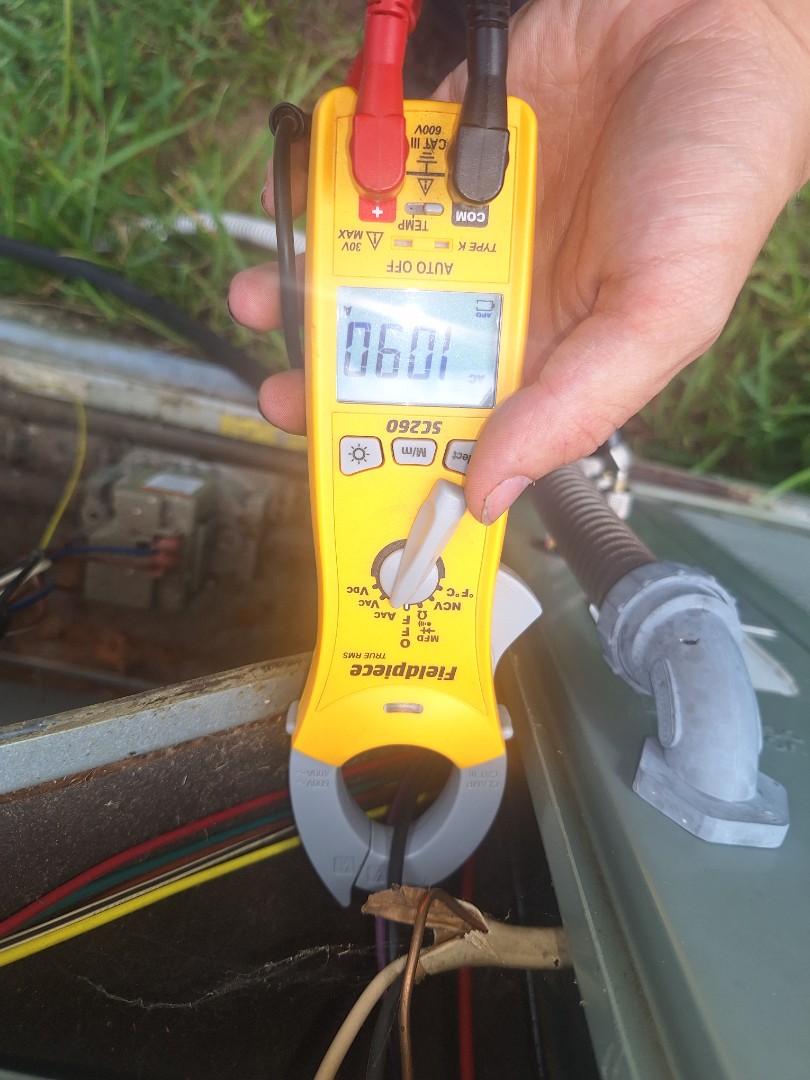rheem ac capacitor breakdown and repair in augusta