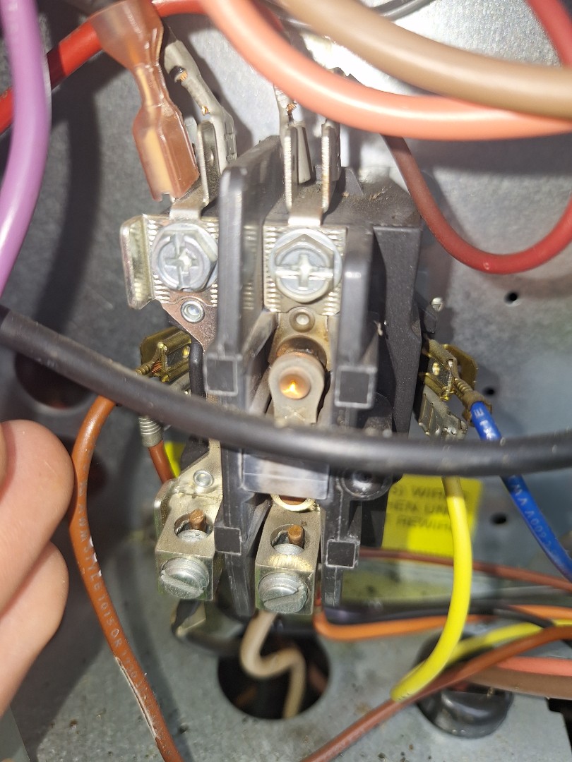 rheem ac contactor breakdown and repair