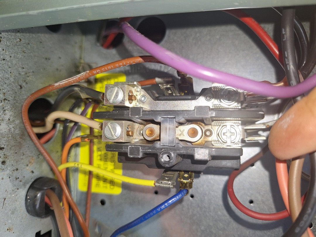 rheem ac contactor breakdown and repair