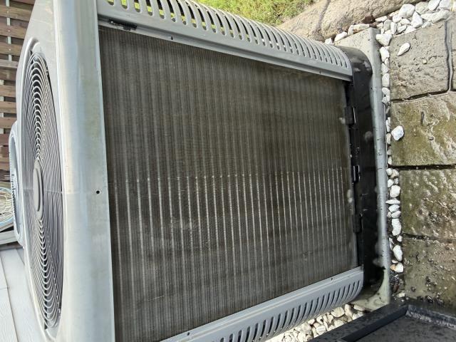 A/C maintenance on a Goodman and Rheem A/C system