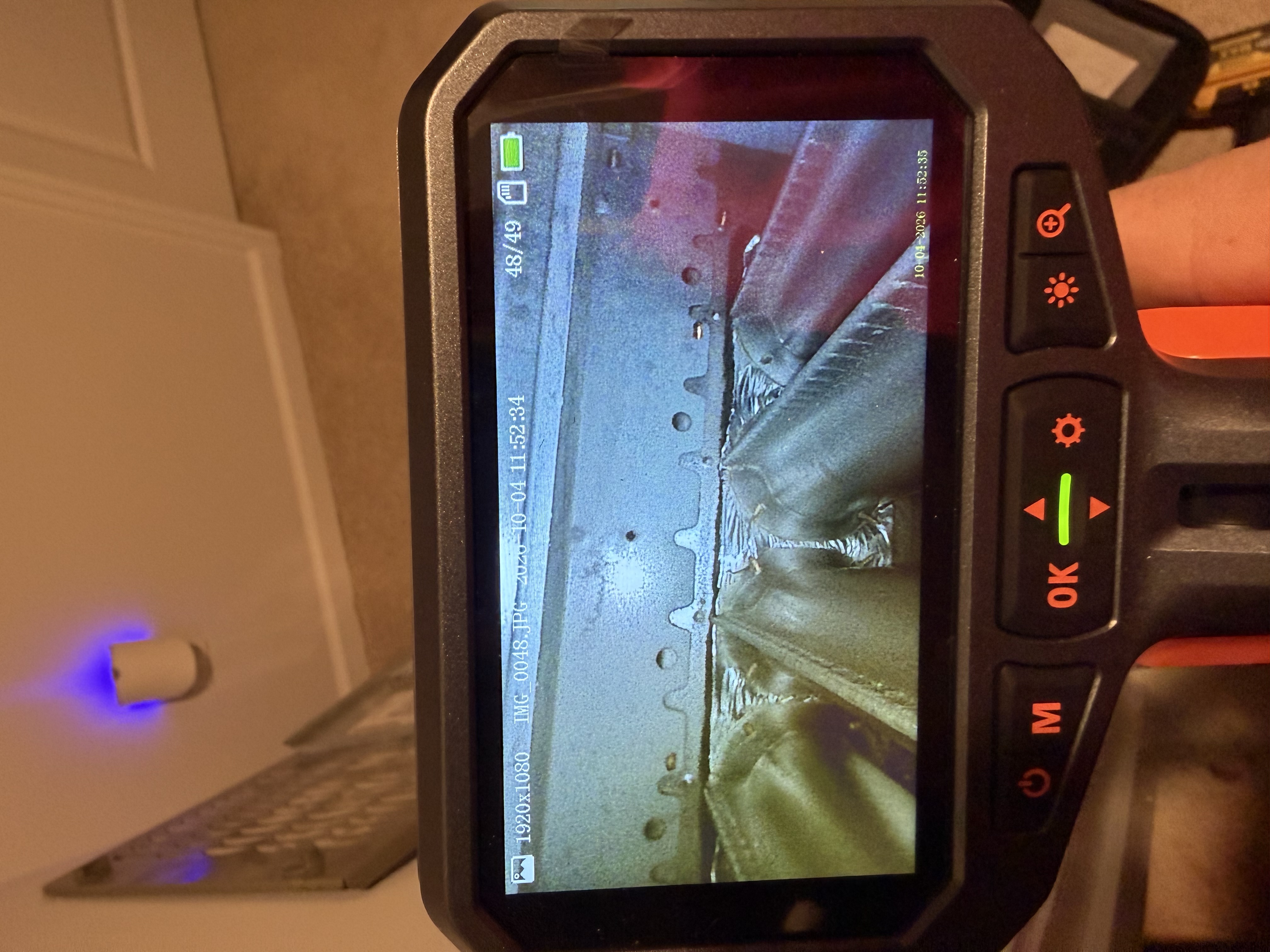 Heat maintenance on a carrier furnace. Picture of heat exchanger. 