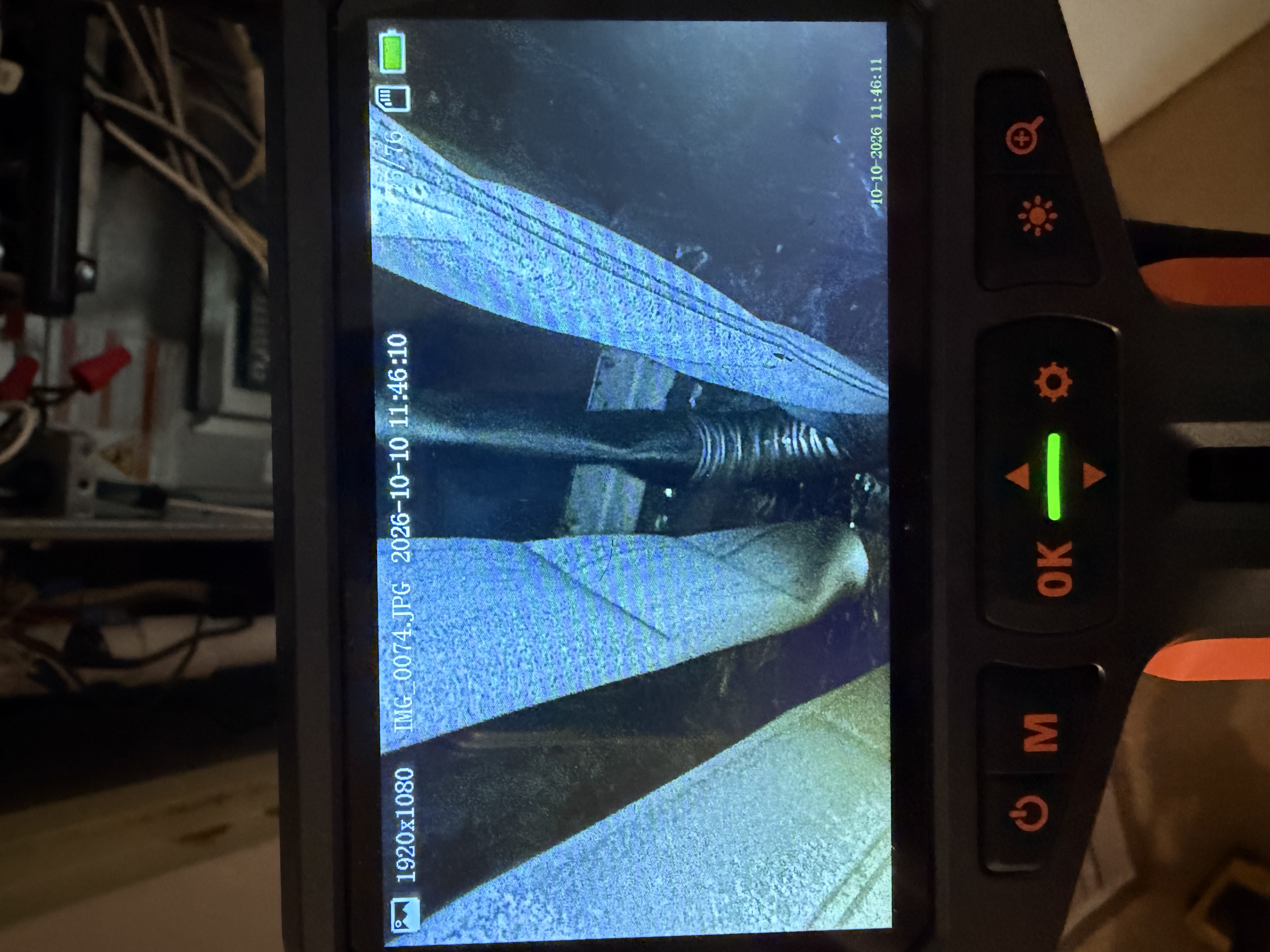 Heat maintenance on a Trane Furnace. Picture of heat exchanger and cleaned flame sensor. 