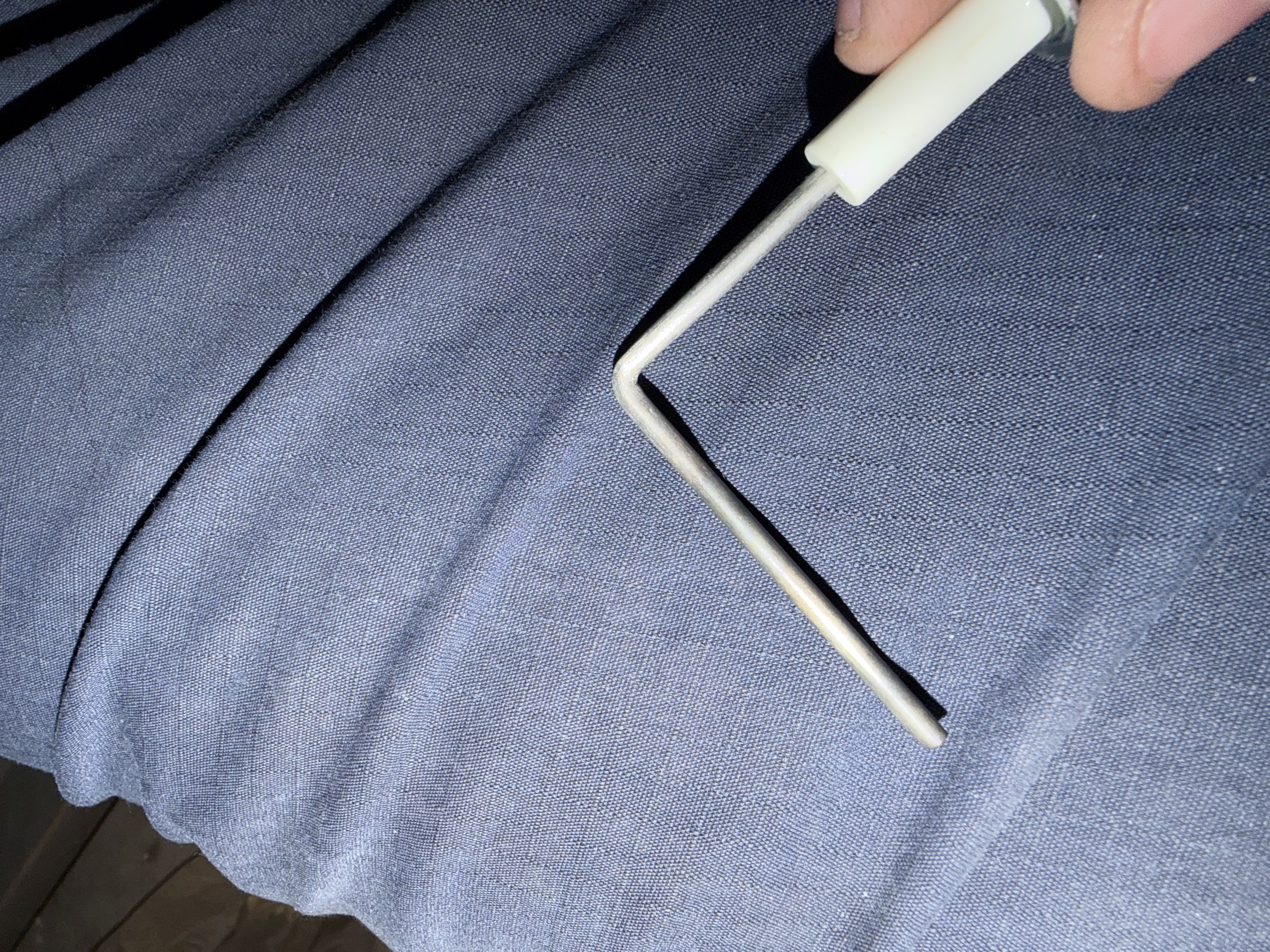 Heat maintenance on a trane furnace. Picture of cleaned flame sensor and of a heat exchanger. 