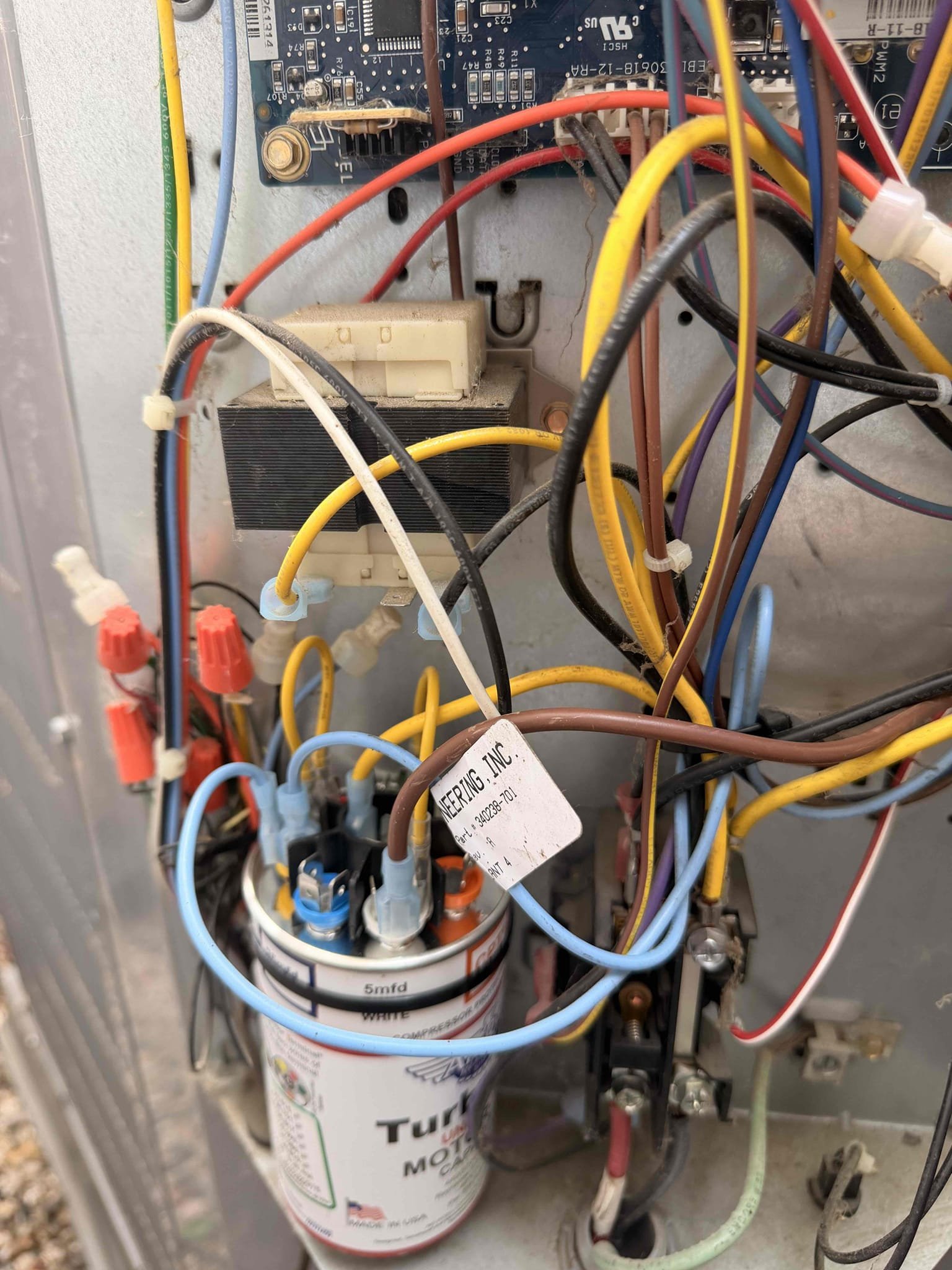 Top Rank Air Conditioning Tune-Up

System One — Indoor Unit

* Evaporator coil was cleaned and examined.
* Evaporator drain was cleaned and verified.
* Air filter was changed.
* Thermostat was tested and is operating normally during the cooling load.
* Temperature differential between the supply and return air is 22°F.

System Two — Indoor Unit

* Evaporator coil was cleaned and examined.
* Evaporator drain was cleaned and verified.
* Air filter was changed.
* Thermostat was tested and is operating normally during the cooling load.
* Temperature differential between the supply and return air is 20°F.

System One — Outdoor Unit

* Condenser coil was cleaned and examined.
* Electrical connections were tightened.
* Infinity model does not use a conventional capacitor or contactor; therefore, these components are not applicable for testing.
* Electrical cabinet was cleaned and inspected.

System Two — Outdoor Unit

* Condenser coil was cleaned and examined.
* Electrical connections were ti