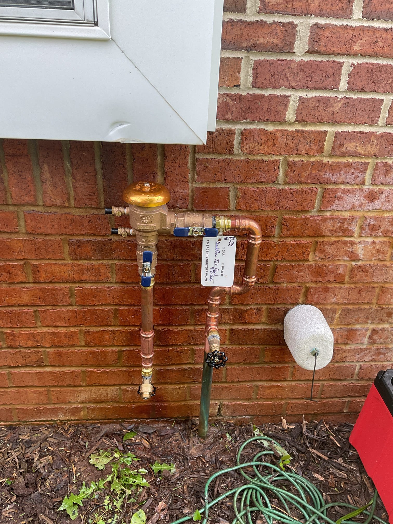Completed PVB replacement on the lawn irrigation system. Quoted multiple items for upcoming plumbing projects. 
WO-TNFR717334