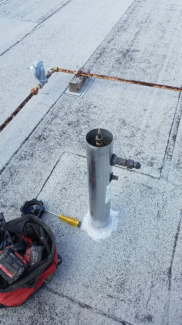 Rooftop hydrant repair 
Commercial 