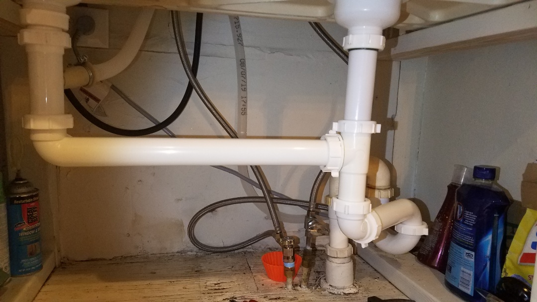 Leak under sink