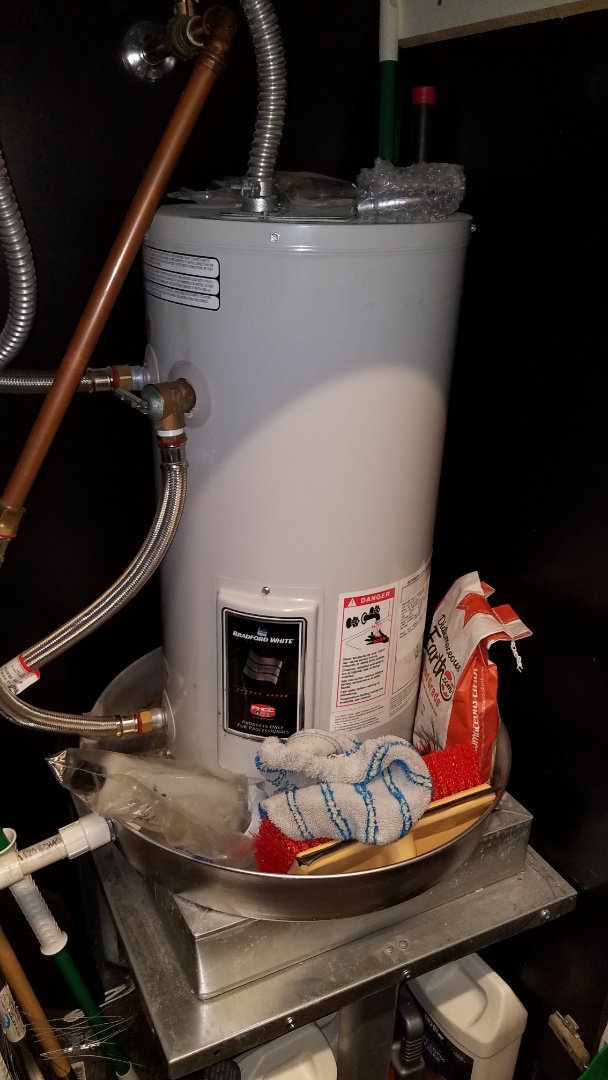 Leaking water heater