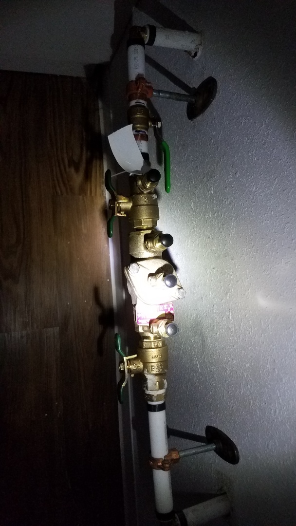 Backflow testing 