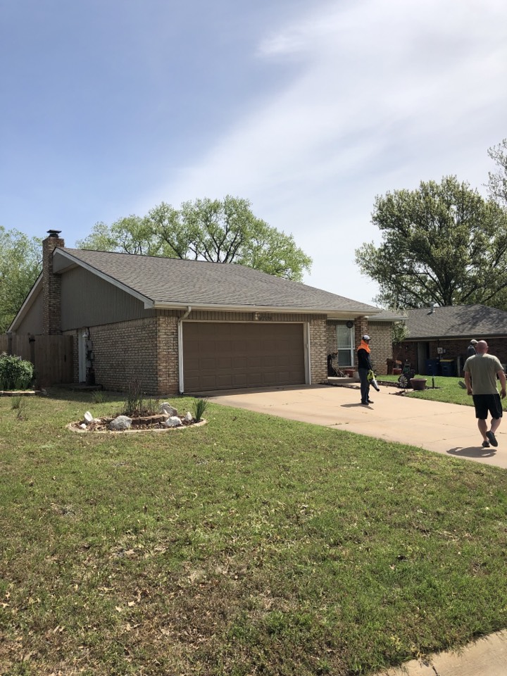 Stillwater, OK - Finishing up the final touches on this Stillwater home. Removed the old 3 tab and installed a lifetime architectural shingle to update the look of this home! Stillwater, OK - Finishing up the final touches on this Stillwater home. Removed the old 3 tab and installed a lifetime architectural shingle to update the look of this home!