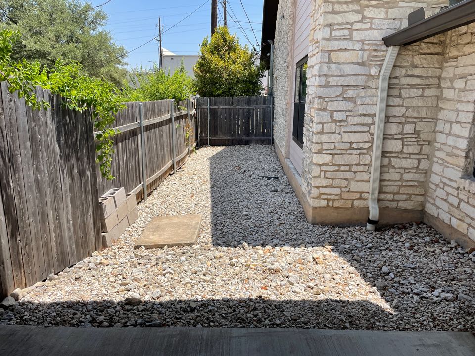 We are excited to install LawnPop Artificial turf at this round rock church. The members will start enjoying play time on the LawnPop synthetic grass playground. This church will start saving money, water and resources by not watering the existing grass and replacing the stone area with LawnPop synthetic turf.