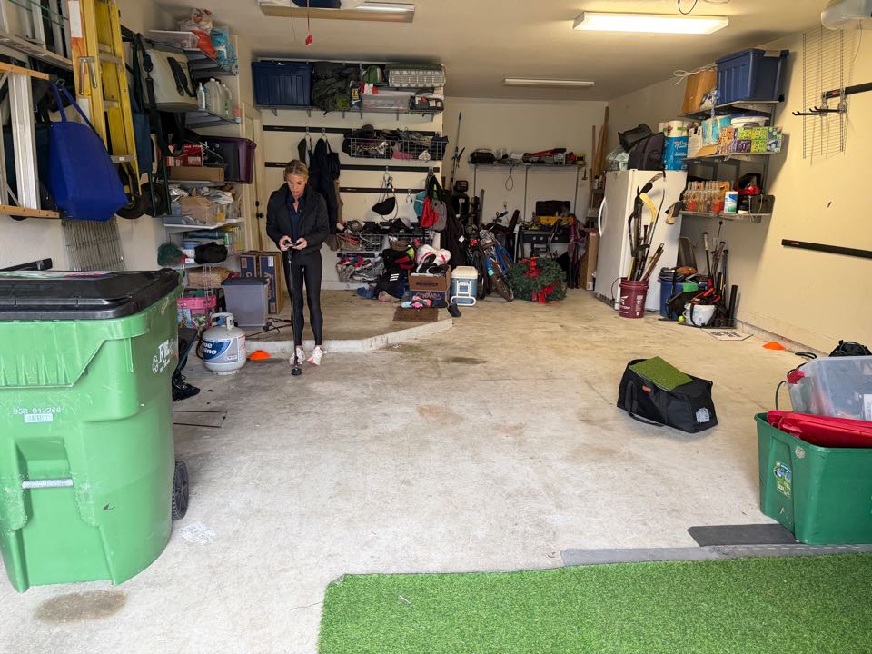 We will be installing an indoor LawnPop artificial turf sport area in this garage. 