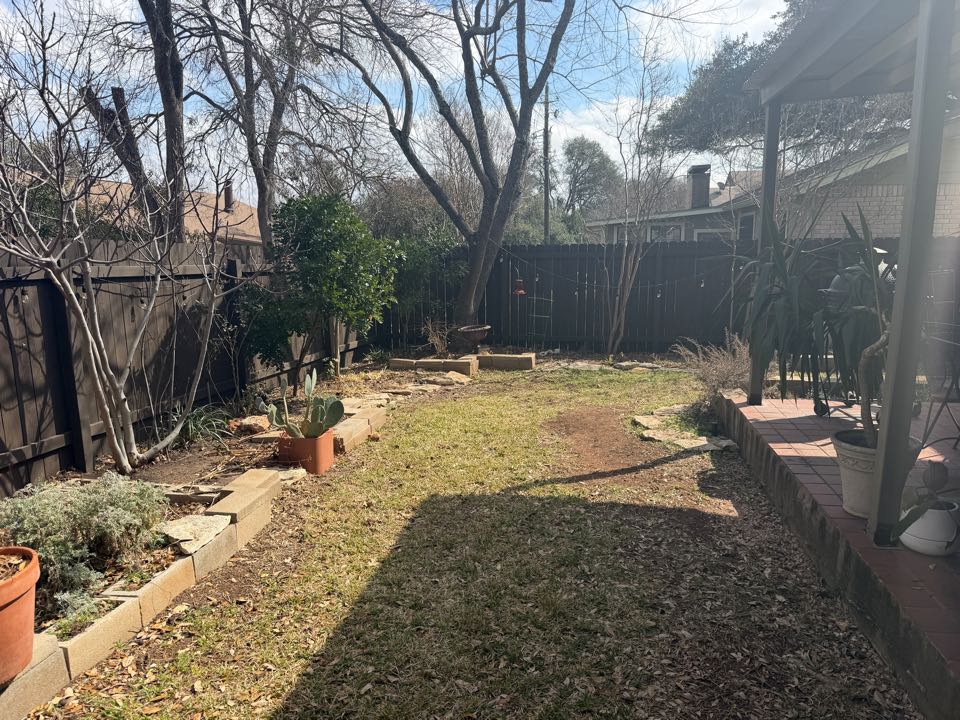 We are going to install a LawnPop artificial turf putting green in this north Austin Neighborhood. 