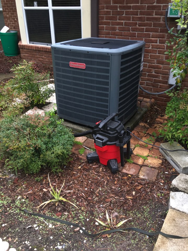 AC Repair DeBary - Clearing a clogged drain line in Debary