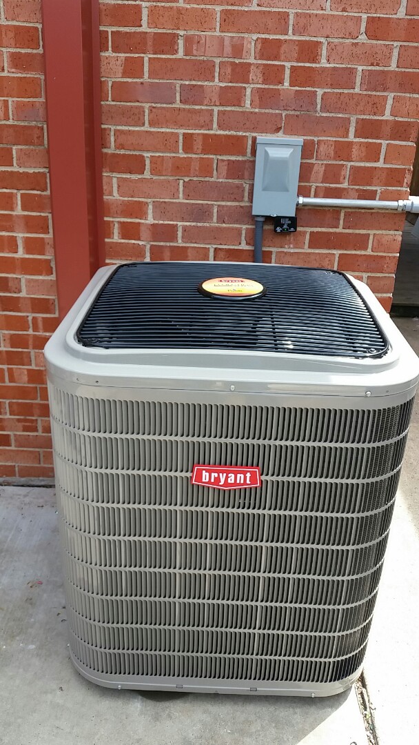 Installed a Bryant heating and cooling system 