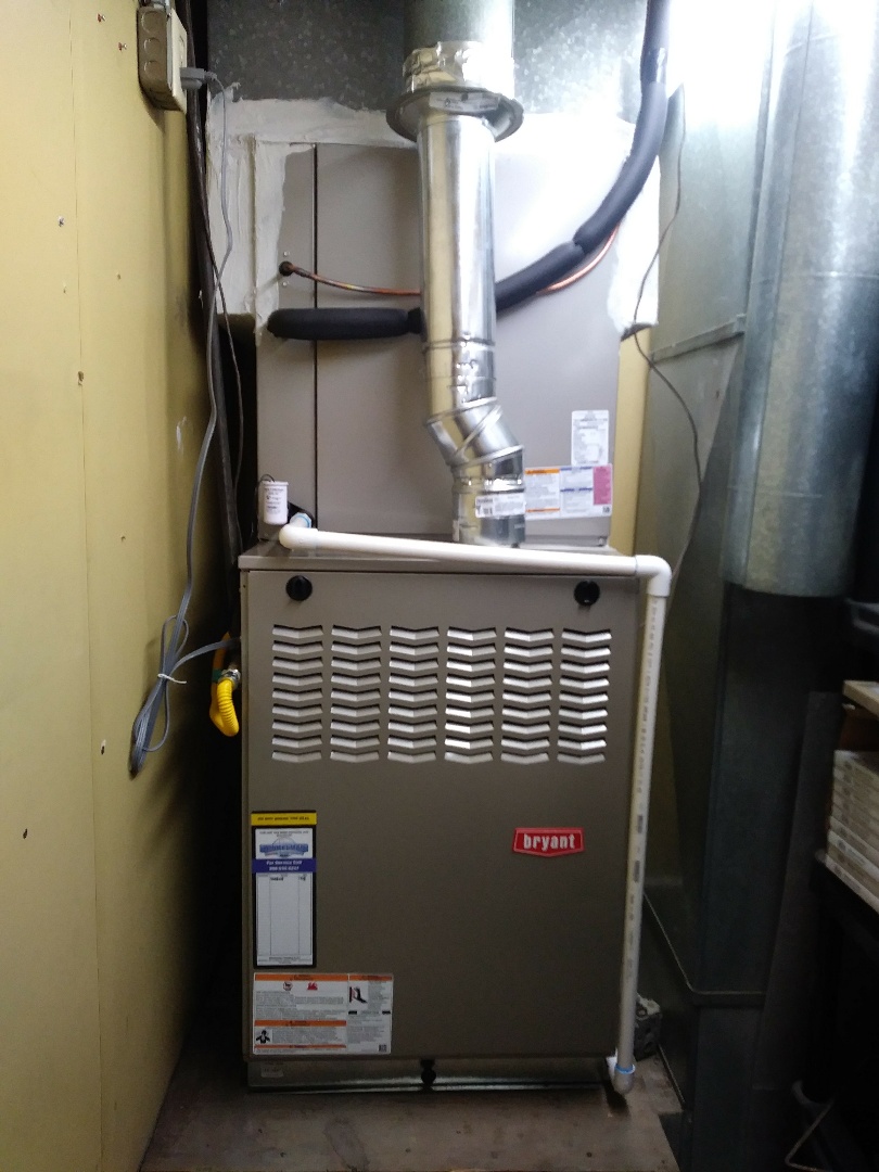 Installed a Bryant heating and cooling system