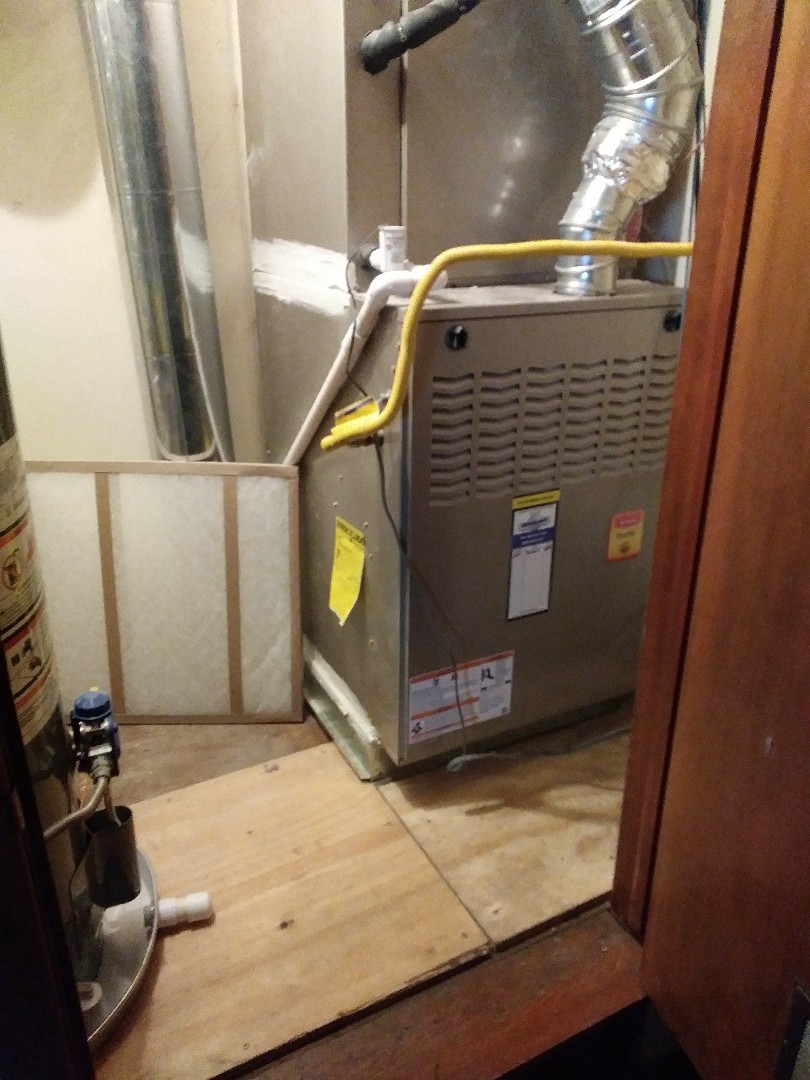 Installed a Bryant heating and air system 