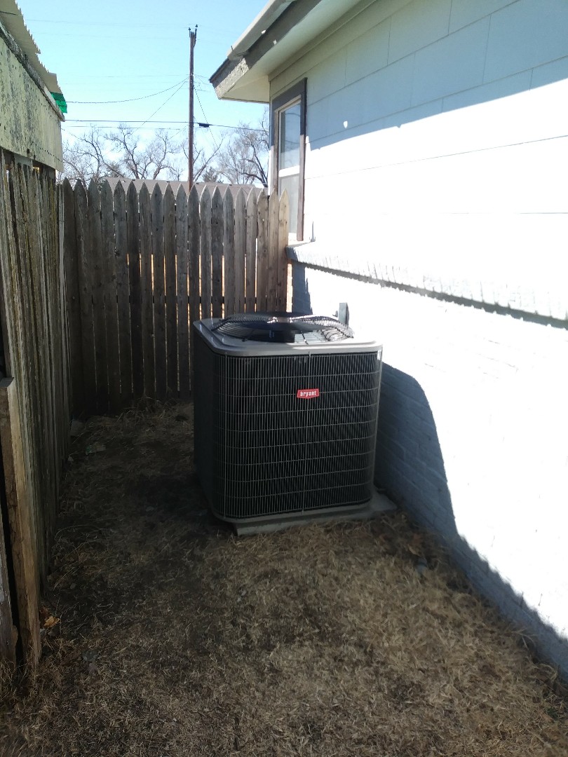 Installed a Bryant heating and cooling system