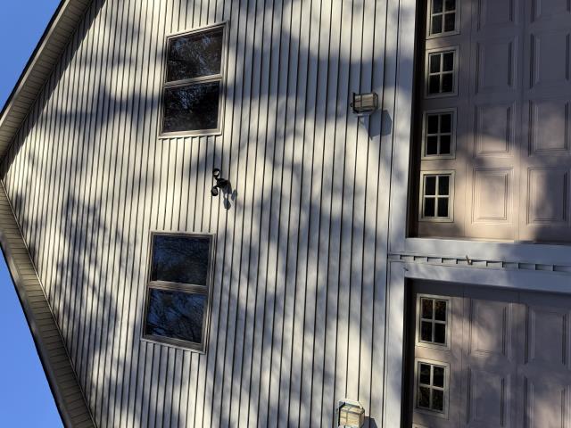 Today’s visit was for completing the work previously agreed to. We installed a ring floodlight above the garage where none existed deriving power from the closest source. We also replaced the ring camera on the front of the house and did a new install on the side door using an elk transformer. Work is complete.