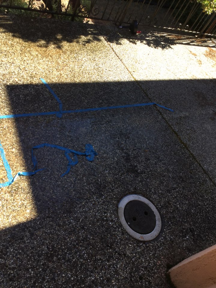 Los Gatos, CA - Cleared sewer line. Los Gatos, CA - Cleared sewer line.