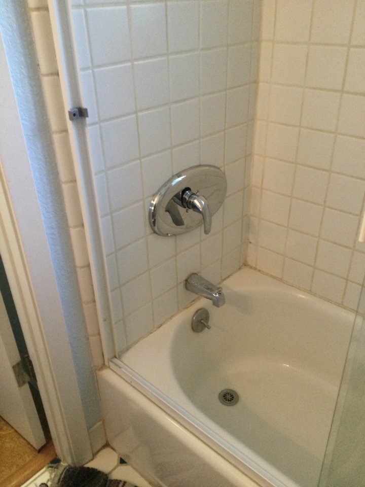 Replaced tub and shower valve.