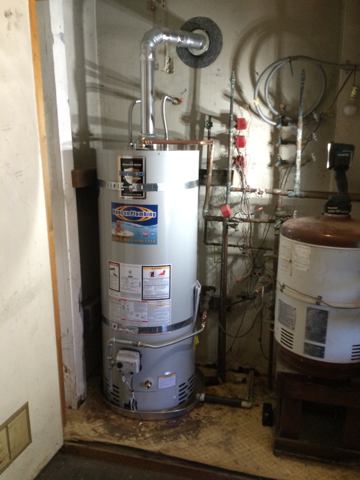 Soquel, CA - Installed a new 50 gallon water heater. Soquel, CA - Installed a new 50 gallon water heater.