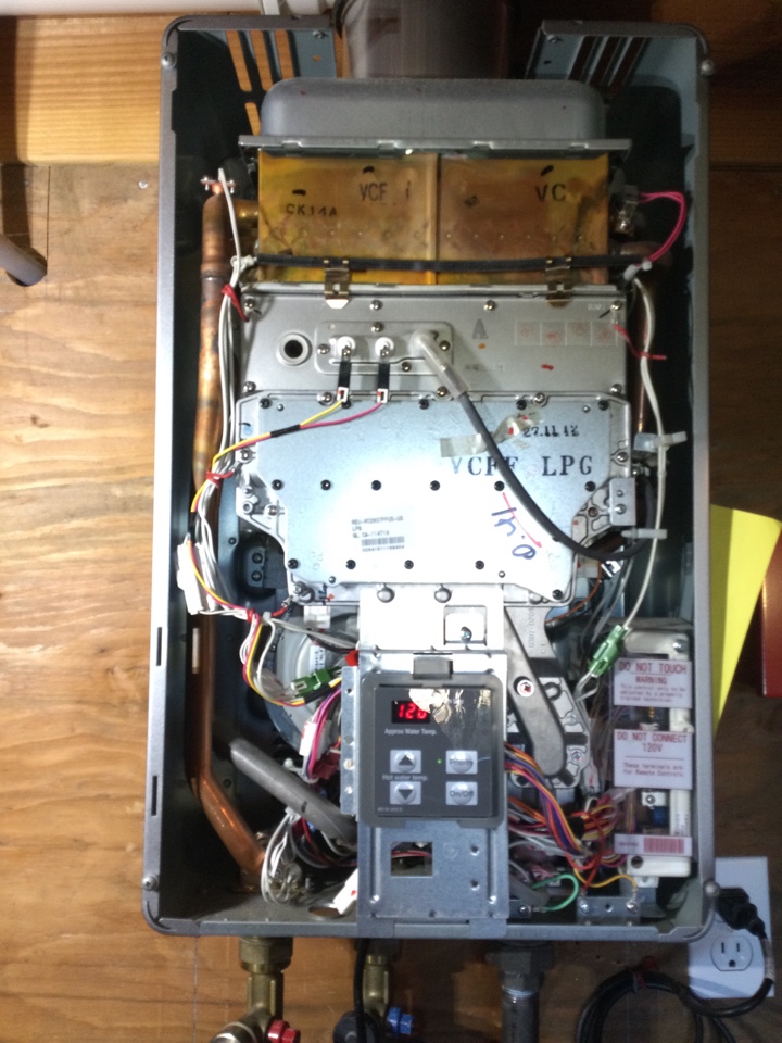 Watsonville, CA - Serviced a tankless water heater Watsonville, CA - Serviced a tankless water heater