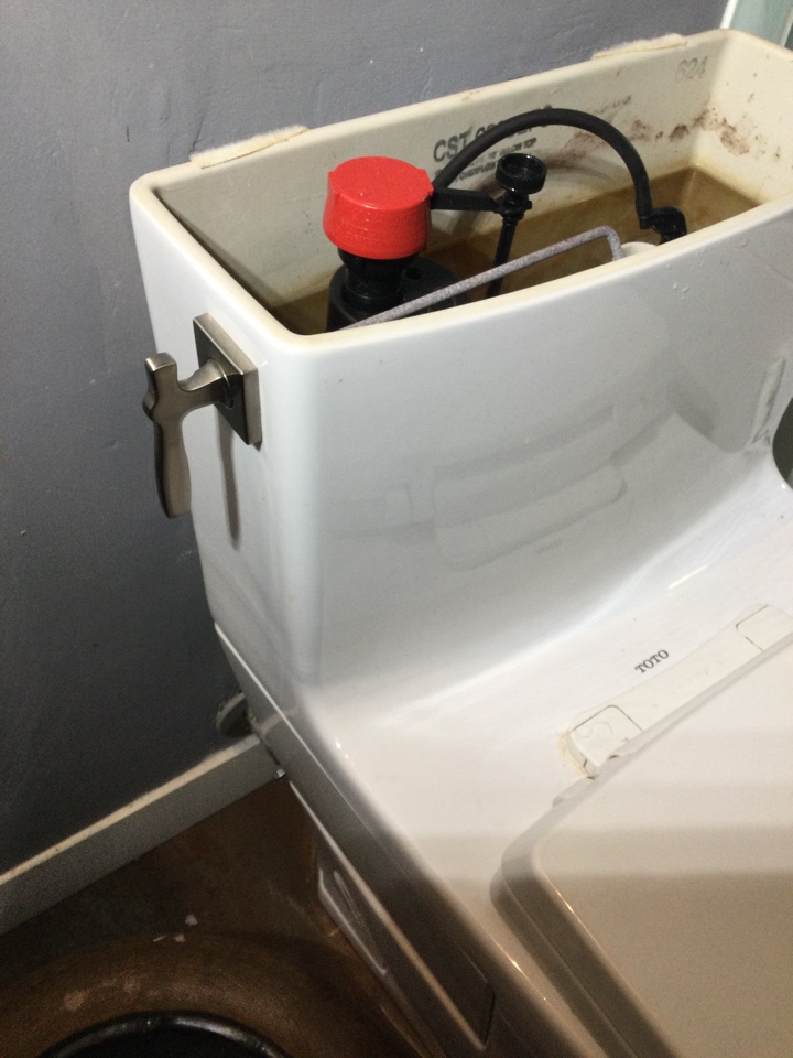 Repaired a running toilet.