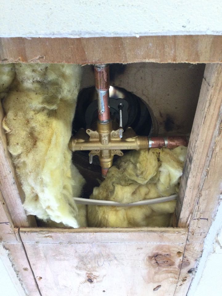 Capitola, CA - Replaced shower valve Capitola, CA - Replaced shower valve