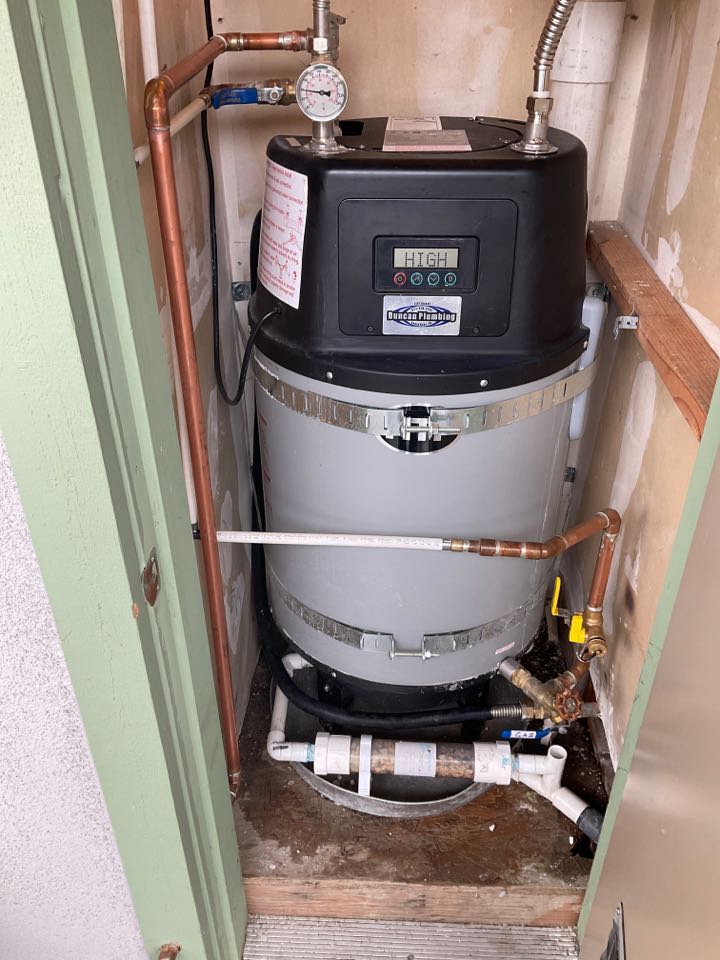 Scotts Valley, CA - Inspected condensing water heater, Scotts Valley, CA - Inspected condensing water heater,