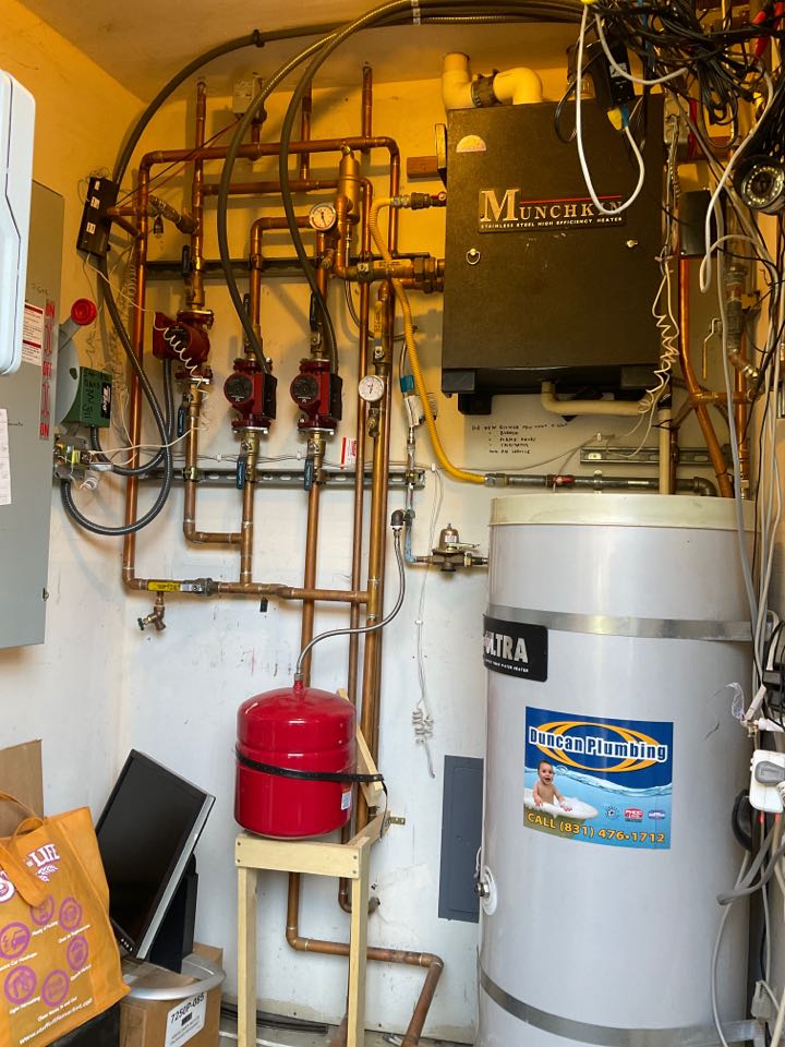 Watsonville, CA - Serviced a condensing boiler. Watsonville, CA - Serviced a condensing boiler.