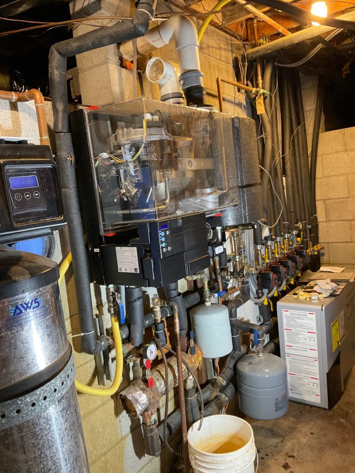 Repaired condensing combination boiler