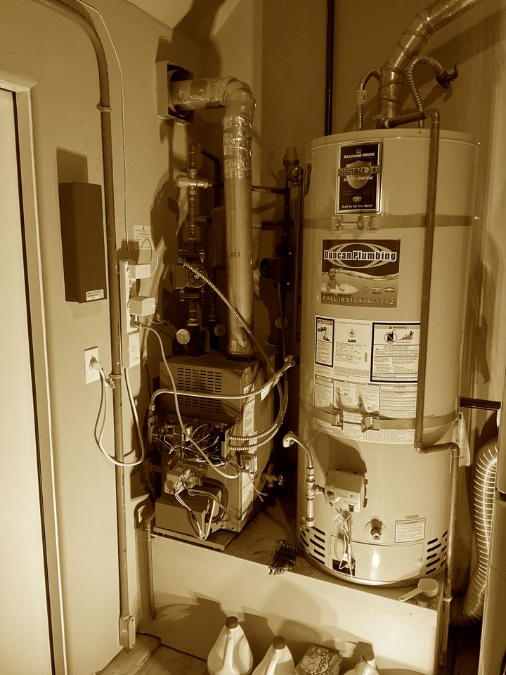Performed hydronic heating inspection and minor maintenance service 